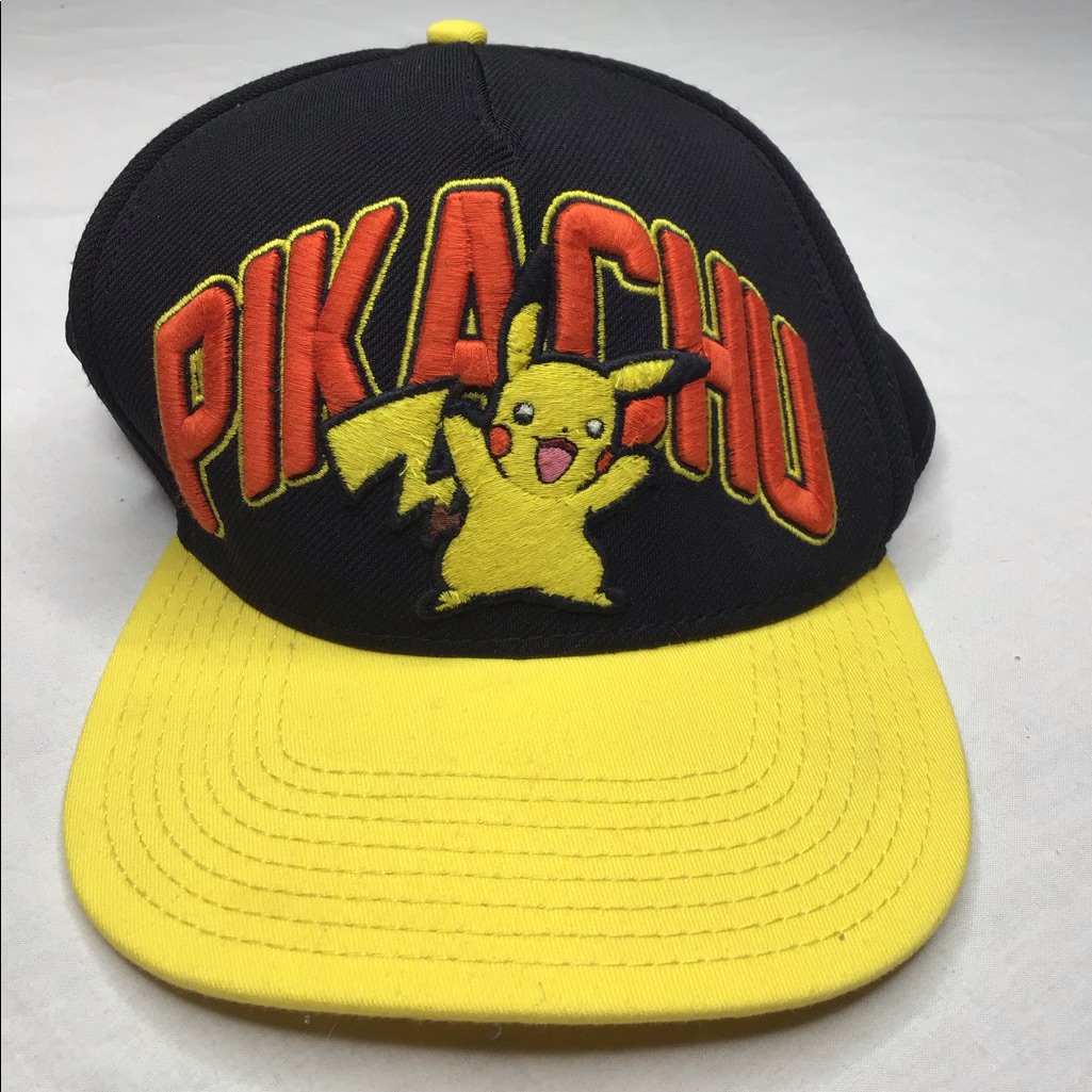 Pokmon Pikachu Snapback Hat Cap